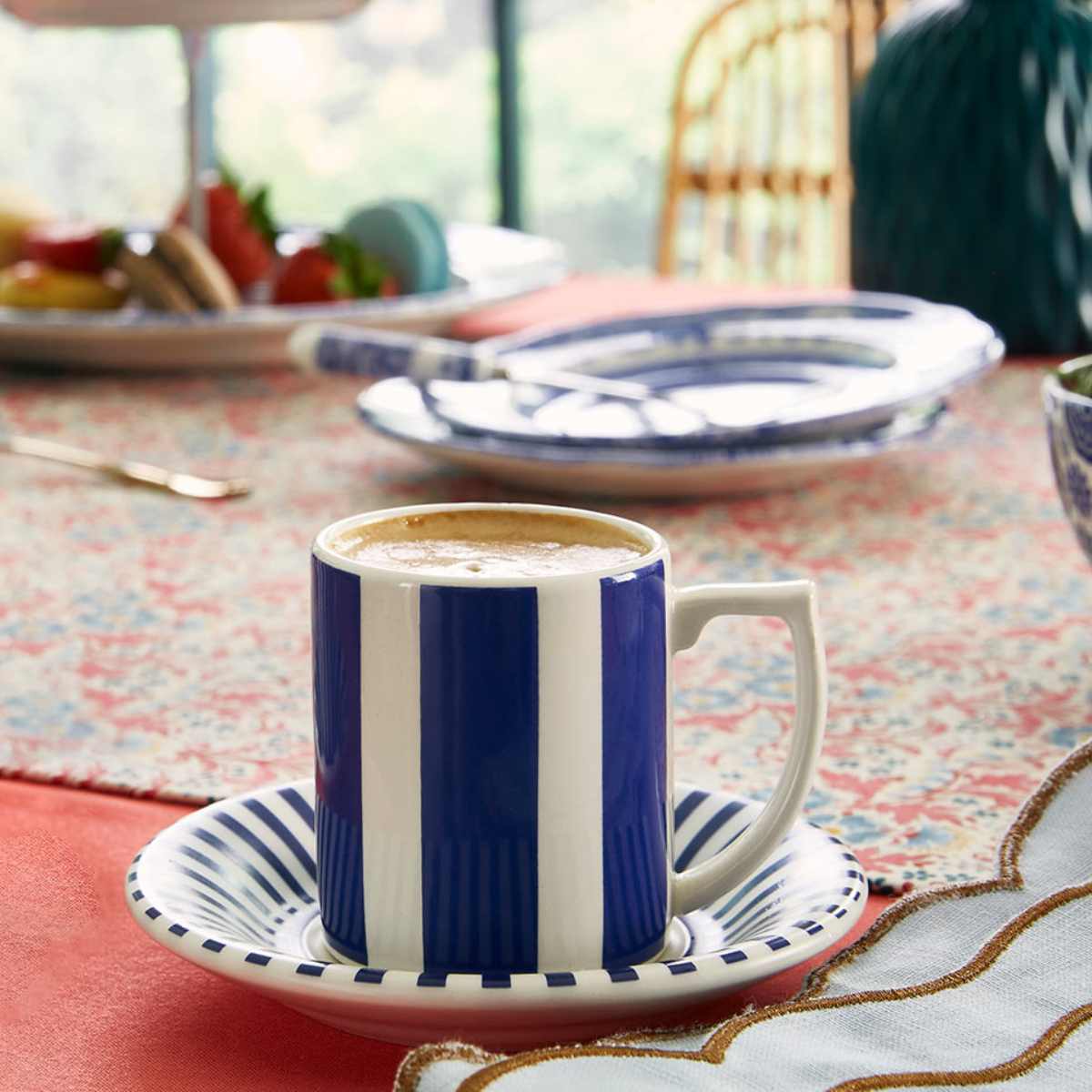 Steccato Bold Espresso Cup & Saucer image number null